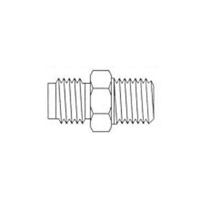 30° Ball Seat Connector NPSM 1 / 8 X TAPER 1 / 8 30° Ball Seat Connector NPSM 1 / 8 X TAPER 1 / 8