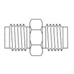 30° Ball Hex Nipple NPSM 1 / 2