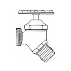 45° Angle Boiler Drain