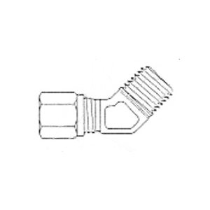 Coude Mâle 45° Raccord de Frein à Air pour la Tuyauterie en Cuivre 1 / 2
