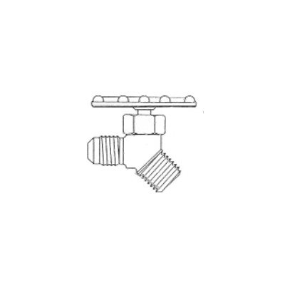 45° Truck Valve 1 / 2FL. X 3 / 4PI 45° Truck Valve 1 / 2FL. X 3 / 4PI