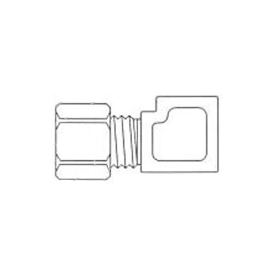 Coude 90° Femelle Vibra-Puf T5 / 16 X FPT1 / 4