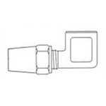 Copper 90° Female Elbow Air Brake Fitting T1 / 2 X FPT1 / 2