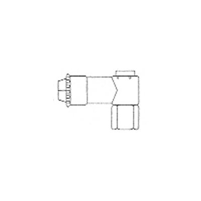 Coude 90° Femelle de Nylon Pousse-Clip T1 / 4 X FPT1 / 8 Coude 90° Femelle de Nylon Pousse-Clip T1 / 4 X FPT1 / 8