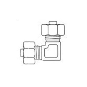 90 Coude Union Laiton Compression