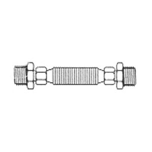 Appliance Connectors (male pipe both ends) 12MIP x 1 / 2MIP 