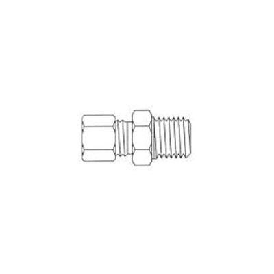 Connector Mâle Vibra-Pruf T1 / 2 X MPT1 / 4