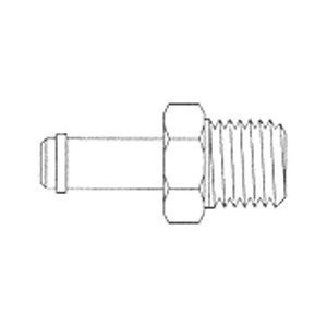Beaded Hose Barb ID 1 / 2 X MPT 3 / 8