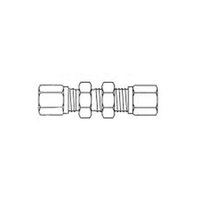 Adapteur de Cloison en Nylon Raccord de Frein à Air T1 / 4 X T1 / 4 Adapteur de Cloison en Nylon Raccord de Frein à Air T1 / 4 X T1 / 4