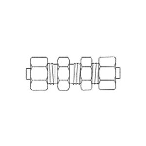 Brass Compression Bulkhead Union
