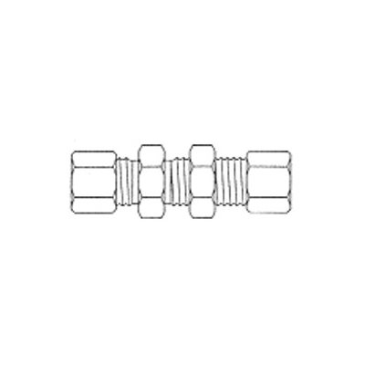 Raccord Union de Cloison T1 / 4 X T1 / 4 Raccord Union de Cloison T1 / 4 X T1 / 4