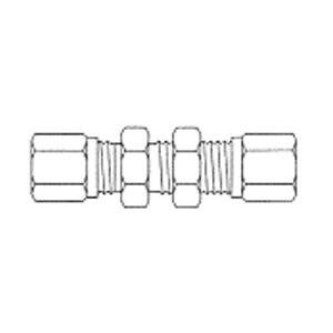 Bulkhead Union Air Brake Fittings for Copper Tubing