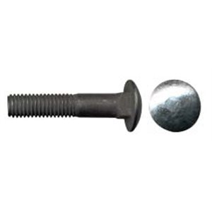 1 / 2 Boulons de Carroserie GR 2 UNC Noir (Vrac)