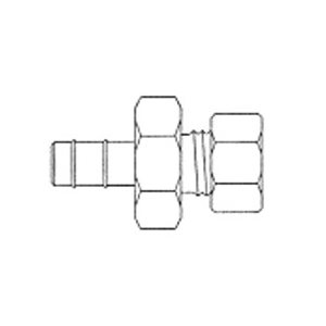 Adaptor de Compression de Raccord à Clip sur le Tuyau T1 / 4 X T1 / 4