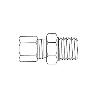 Compression Adaptor T3 / 8 x 3 / 8