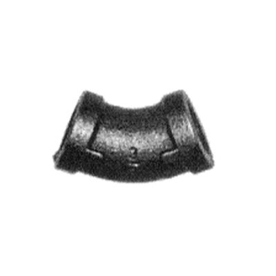 45° Elbow Black Malleable Pipe Fitting 1 / 8