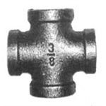 Croix Raccord de Fonte Malléables 1 / 4