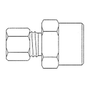 Connecteur Compression Femelle 1 / 2(Tube x Tuyau Femelle)