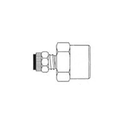 Flo Pour Tuyau Connecteur Femelle T1 / 4 X FPT1 / 8 Flo Pour Tuyau Connecteur Femelle T1 / 4 X FPT1 / 8
