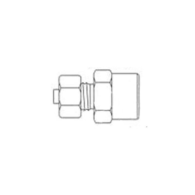 Connecteur Femelle Laiton Compression T1 / 2 X FPT1 / 4