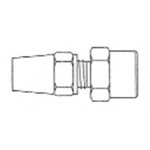 Copper Female Connector Air Brake T5 / 8 X FPT1 / 2