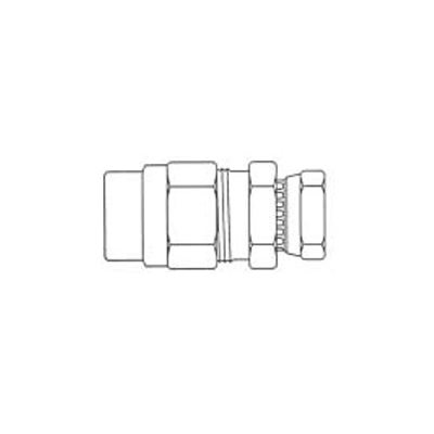 Connector Pivotant Femelle Frein à Air Extrémités de Tuyau H3 / 8 X Filets 3 / 4-20 Connector Pivotant Femelle Frein à Air Extrémités de Tuyau H3 / 8 X Filets 3 / 4-20