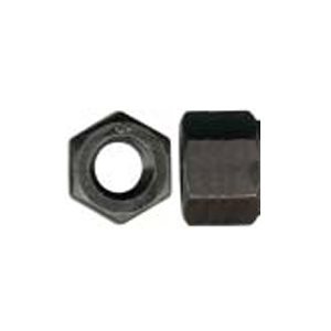 1 X 1-7 / 16 Écrous Hexagonaux Double Épaisseur UNF Noir (Vrac)