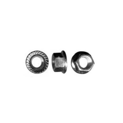 6-32 Écrous Hexagonaux à Embrase Cylindrique Tronconique avec Dents Plaqué UNC 6-32 Écrous Hexagonaux à Embrase Cylindrique Tronconique avec Dents Plaqué UNC