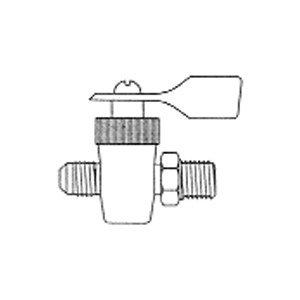 Solid Bottom flare x Male Pipe Connector T1 / 2 x Pipe 3 / 8