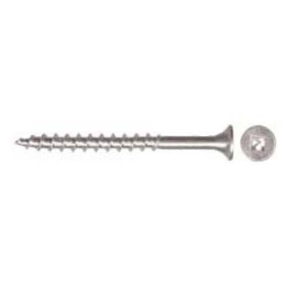 7 X 3 / 4 Flat Head Square Socket wood Screws, Steel