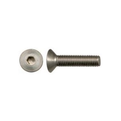 1-72 X 1 / 8 Flat Head Socket cap Screws Stainless Steel 304