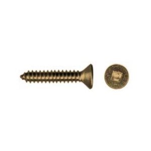 4 X 5 / 8 Flat Socket Wood Screws for Piano hinges,Bras Plated (Bulk)