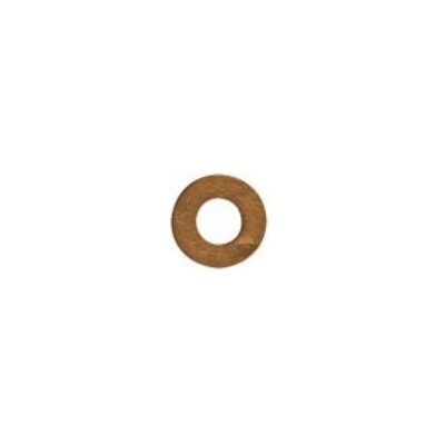 #8 Rondelles Plates Silicone Bronze #8 Rondelles Plates Silicone Bronze