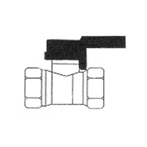 C.G.A Approved Gas Appliance Ball Valve (lever handle female pipe both end) 