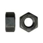 2-8 Écrous Hexagonaux Large Semi-Finis Noir UNC
