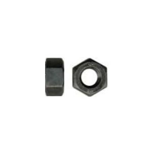 Écrous Hexagonaux Large Semi-Finis Noir UNC