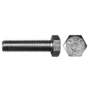 12MM-1.75 Boulon à Tête Hexagonale Entièrement Fileté Acier Inoxydable 304 
