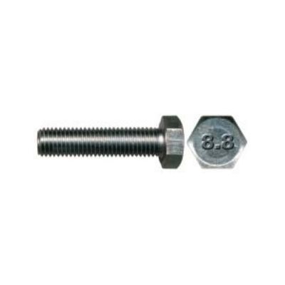 14-2.00 X 20 Boulon à Tête Hexagonale Entièrement Fileté Acier Inoxydable 304 