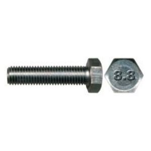 10MM-1.50 Boulons à Tête Hexagonale Entièrement Fileté GR 8.8 Acier Galvanisé à Chaud