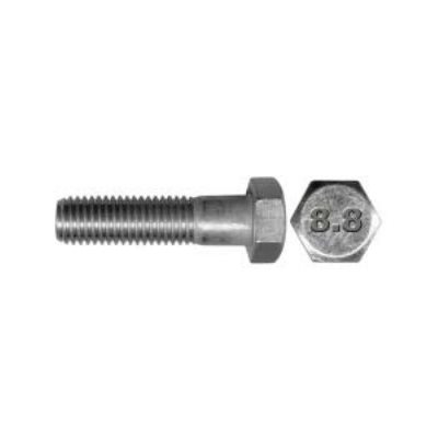 16-2.00 X 55 Boulons à Tête Hexagonale Acier Galvanisé 16-2.00 X 55 Boulons à Tête Hexagonale Acier Galvanisé