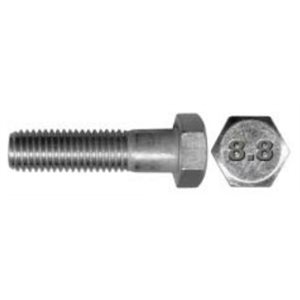 16MM-2.00 Boulons à Tête Hexagonale Acier Galvanisé