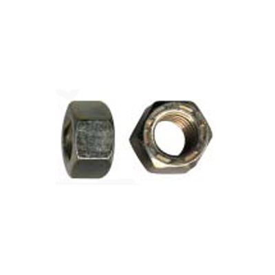 1 / 4-28 Écrous Hexagonaux à Créneaux Finis UNF Noir (Vrac)
