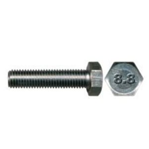10MM-1.00 Boulon à Tête Hexagonal Entièrement Fileté Plaqué Filets Extra Fins GR 8.8