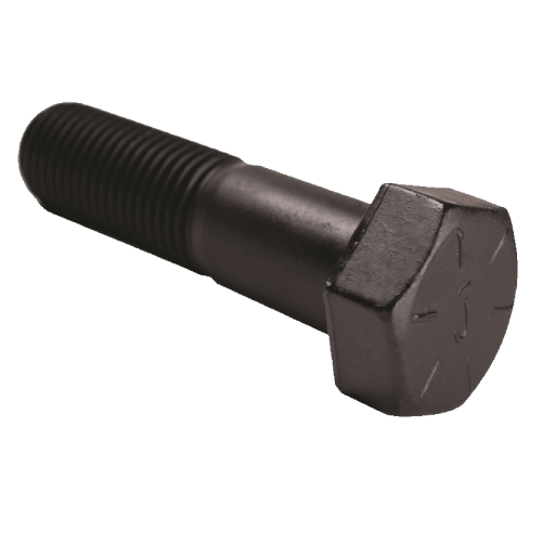 27-3.00 X 80 Boulons à Tête Hexagonale Semi-Fileté GR 8.8 Noir