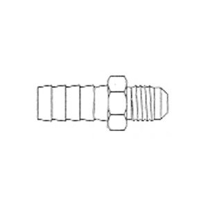 Embout de Tuyau X Mâle Évasé 45° ID 1 / 2 X Tube 1 / 2