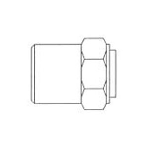 Virole de Tuyau Réutilisable en Laiton OD 1'' X ID 1 / 2