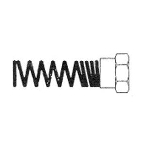 Self-Coiling Air Hose Guard Nut 