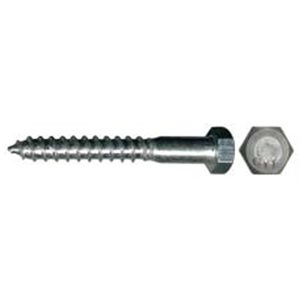 1 / 2" Tire-Fond à Tête Hexagonale UNC Noir (Vrac)