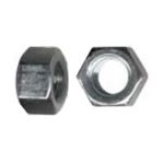 3 / 8-12 Hexagonal Left-Threaded Coupling Nuts Bare UNC