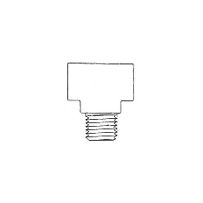 Male Branch Tee Inverted Flare T 1 / 4 X T 1 / 4 X MPT 1 / 8 Male Branch Tee Inverted Flare T 1 / 4 X T 1 / 4 X MPT 1 / 8